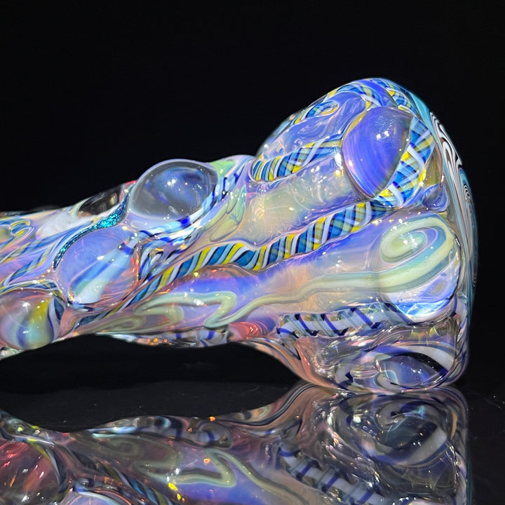 Molten Ribbon WigWag Pipe 13 Glass Pipe Molten Imagination   