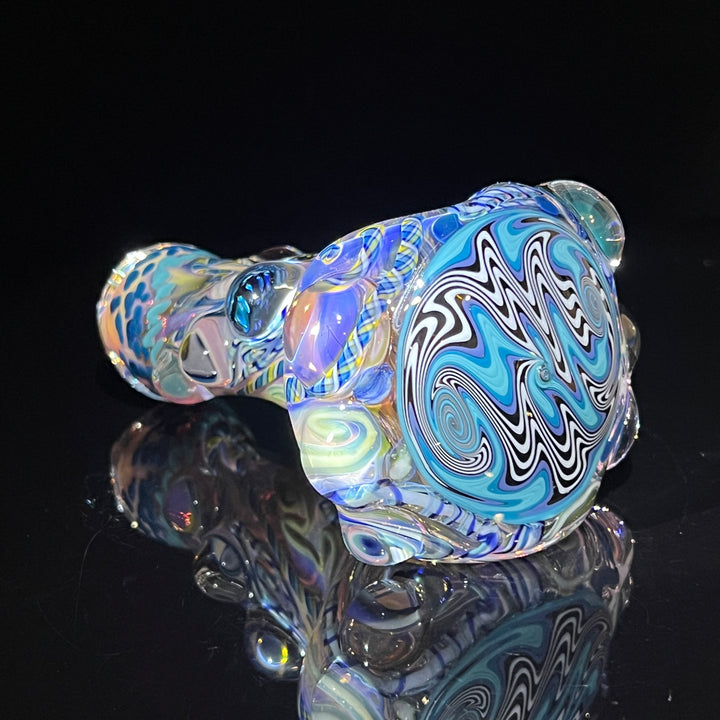 Molten Ribbon WigWag Pipe 13 Glass Pipe Molten Imagination   