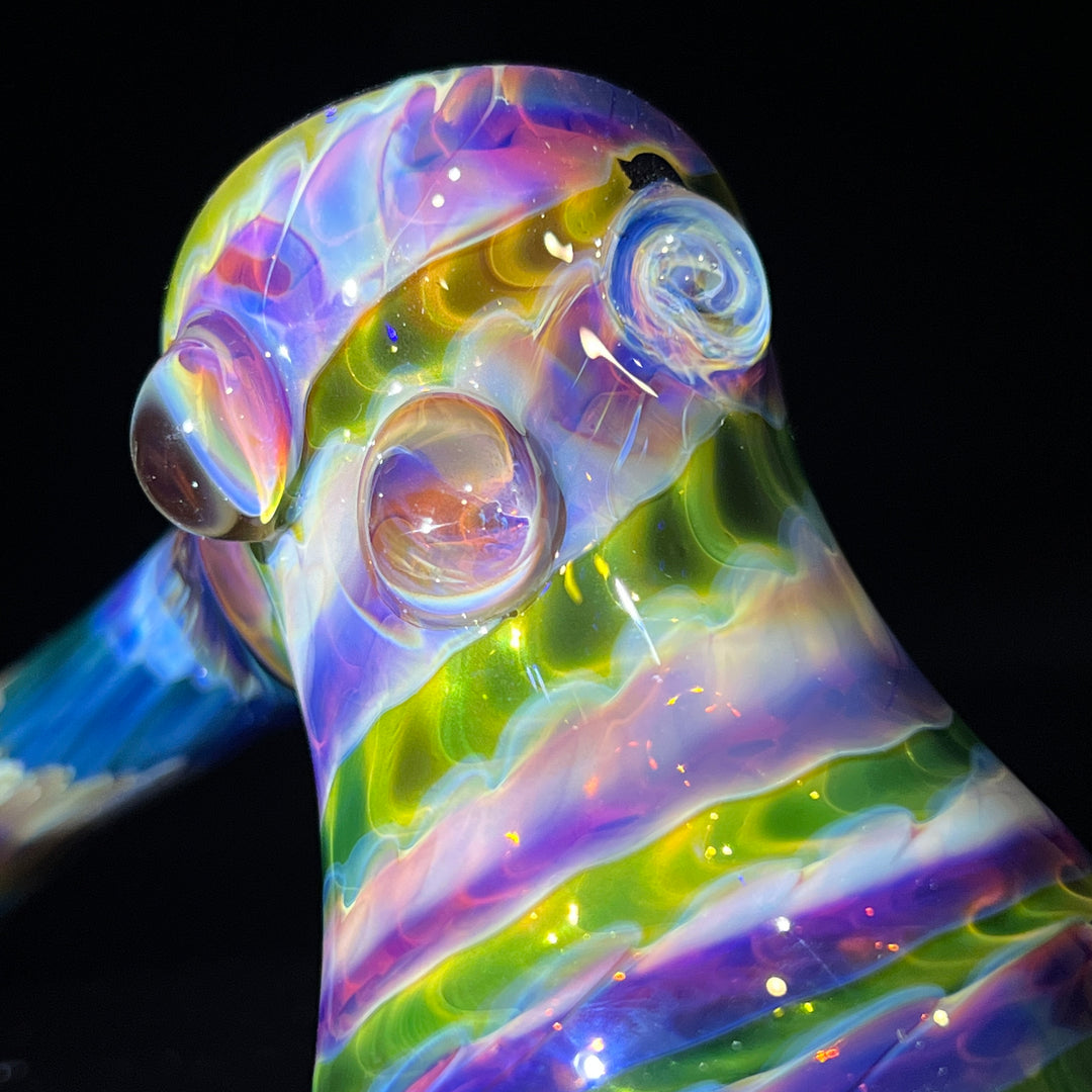 Purple Tie Dye Bubbler 5 Glass Pipe Jedi Glassworks   