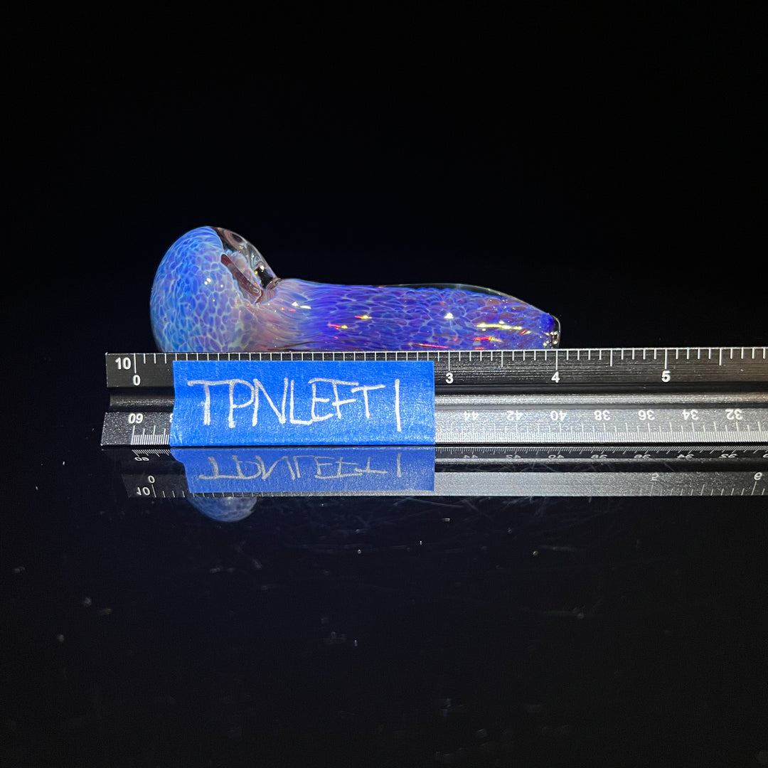 Left Handed Purple Nebula Glass Pipe 1 Glass Pipe Tako Glass   
