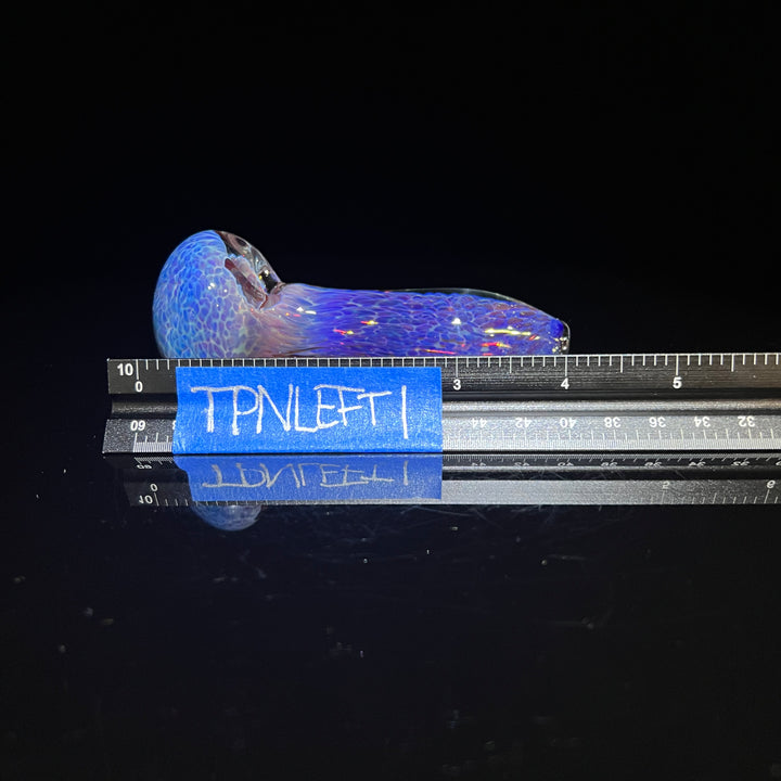 Left Handed Purple Nebula Glass Pipe 1 Glass Pipe Tako Glass   