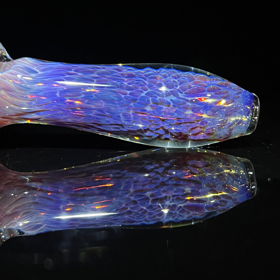 Left Handed Purple Nebula Glass Pipe 1 Glass Pipe Tako Glass   