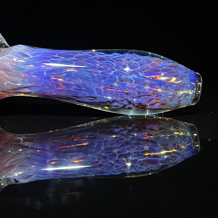 Left Handed Purple Nebula Glass Pipe 1 Glass Pipe Tako Glass   