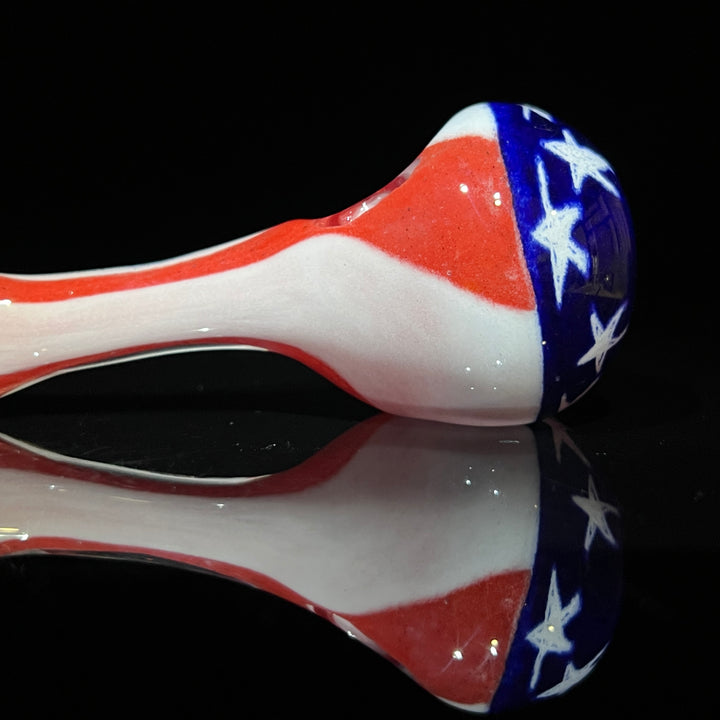 American Flag Pipe Glass Pipe Hoffman Glass   