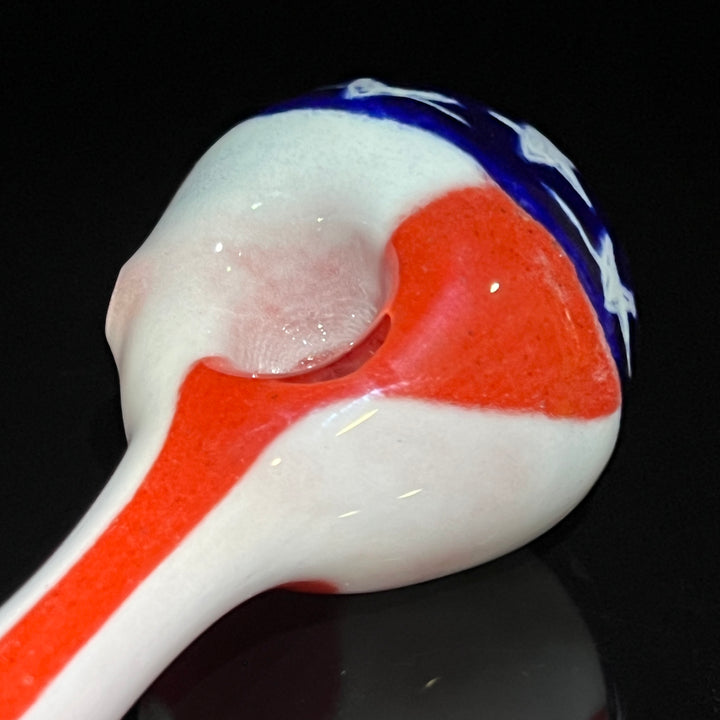 American Flag Pipe Glass Pipe Hoffman Glass   