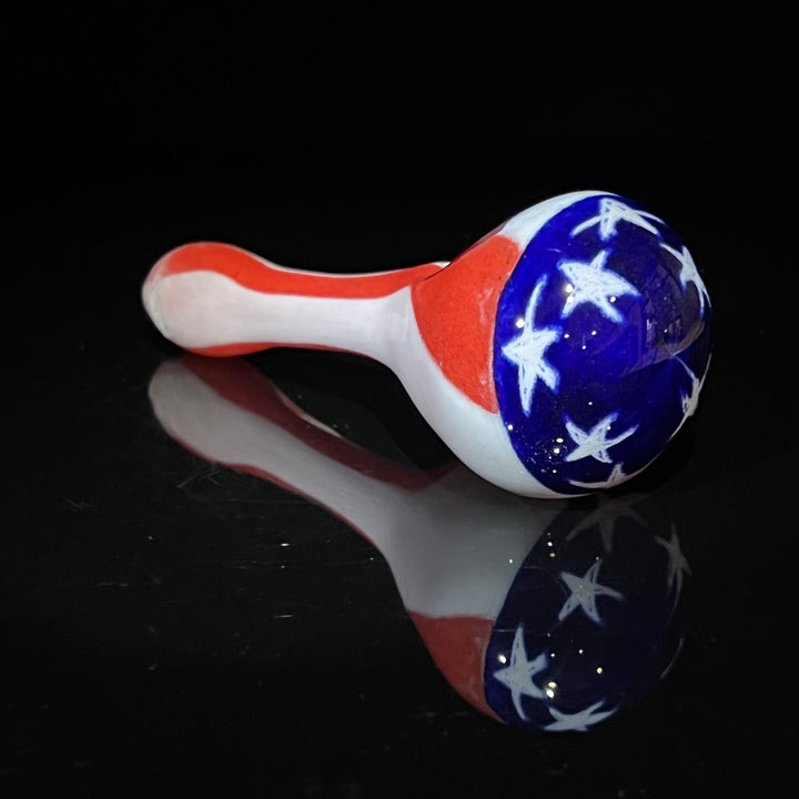 American Flag Pipe Glass Pipe Hoffman Glass   