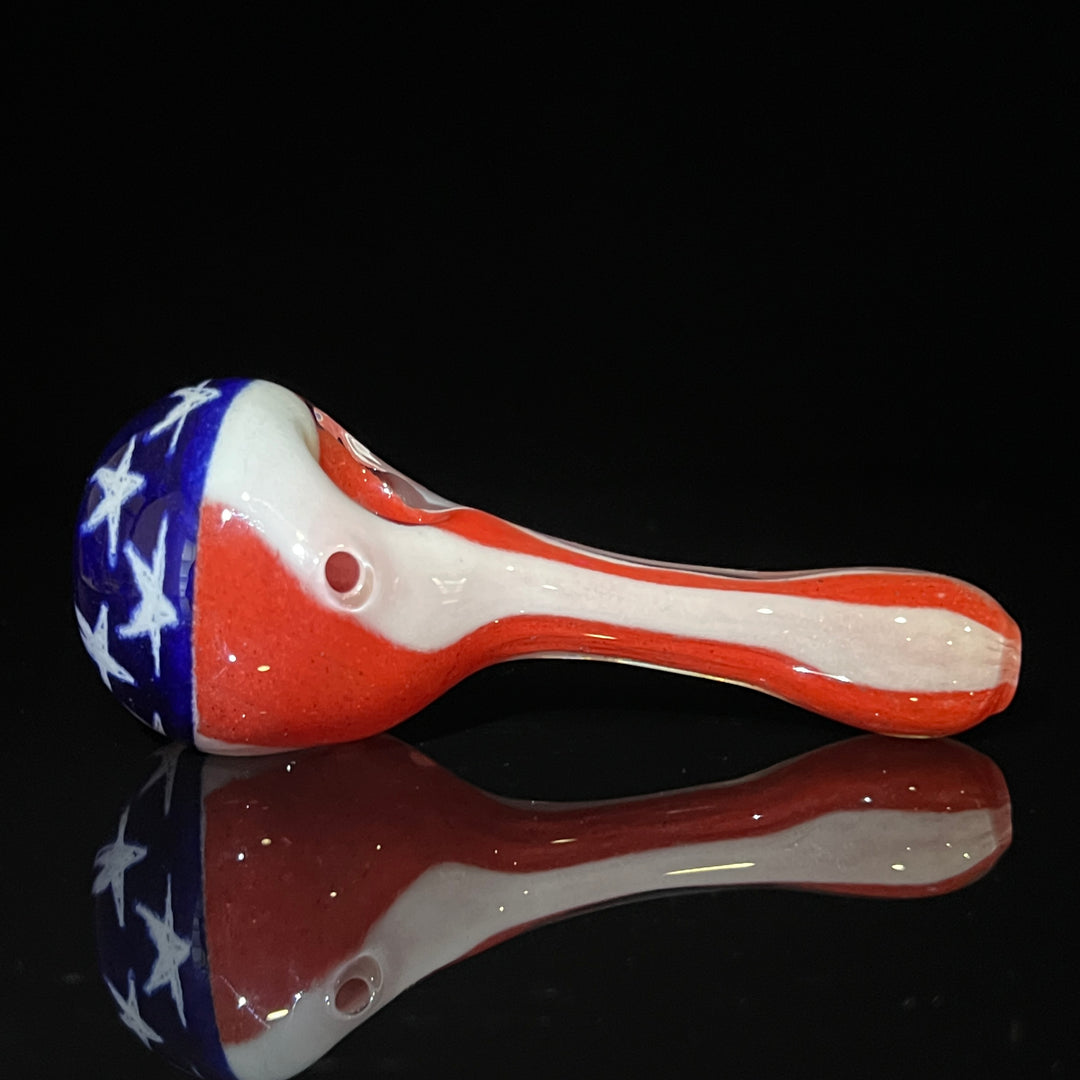 American Flag Pipe Glass Pipe Hoffman Glass   