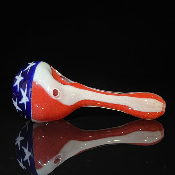 American Flag Pipe Glass Pipe Hoffman Glass   