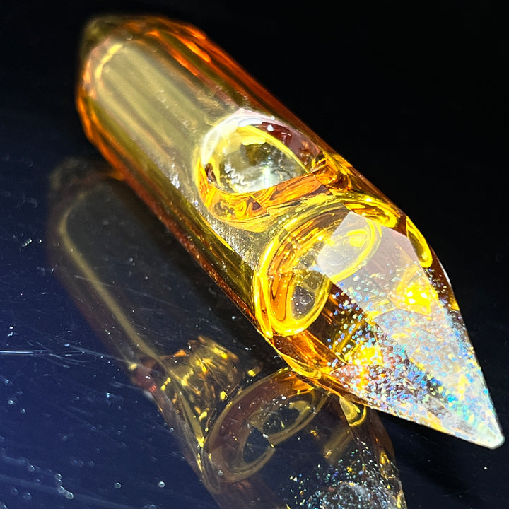 Golden Crystal Glass Pipe Glass Pipe TG   