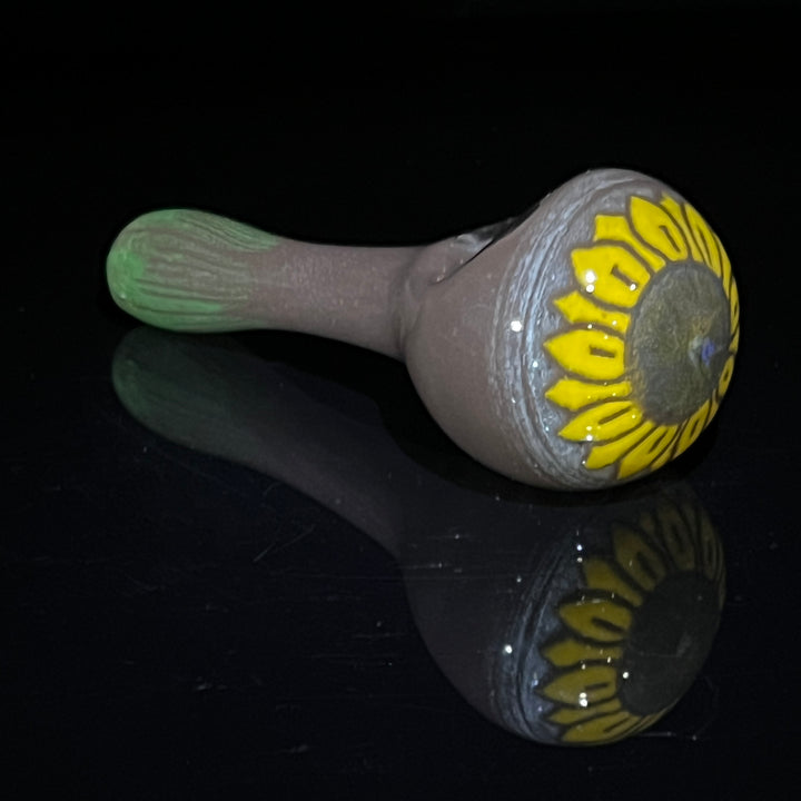 Sun Flower Pipe Glass Pipe Hoffman Glass   