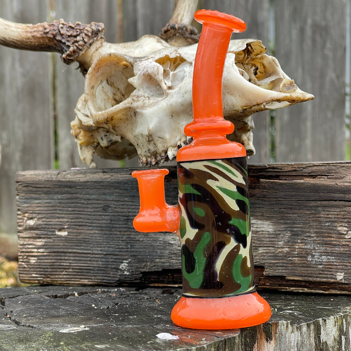 Camo Mini Rig Glass Pipe Cody Wade Glass   