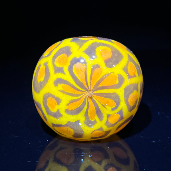 Leopard Print Pipe Glass Pipe Hoffman Glass   