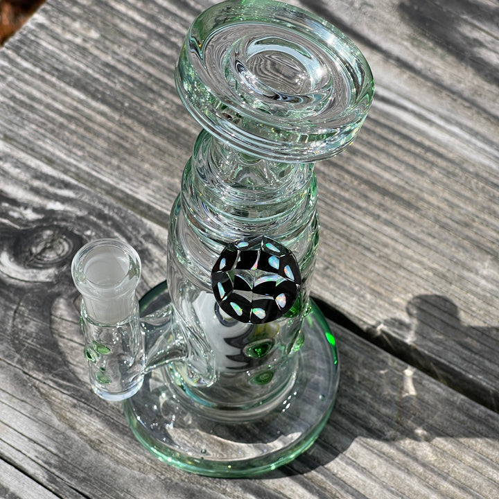 Crystal Krippy Worked  Rig Glass Pipe Hubbard Glass   