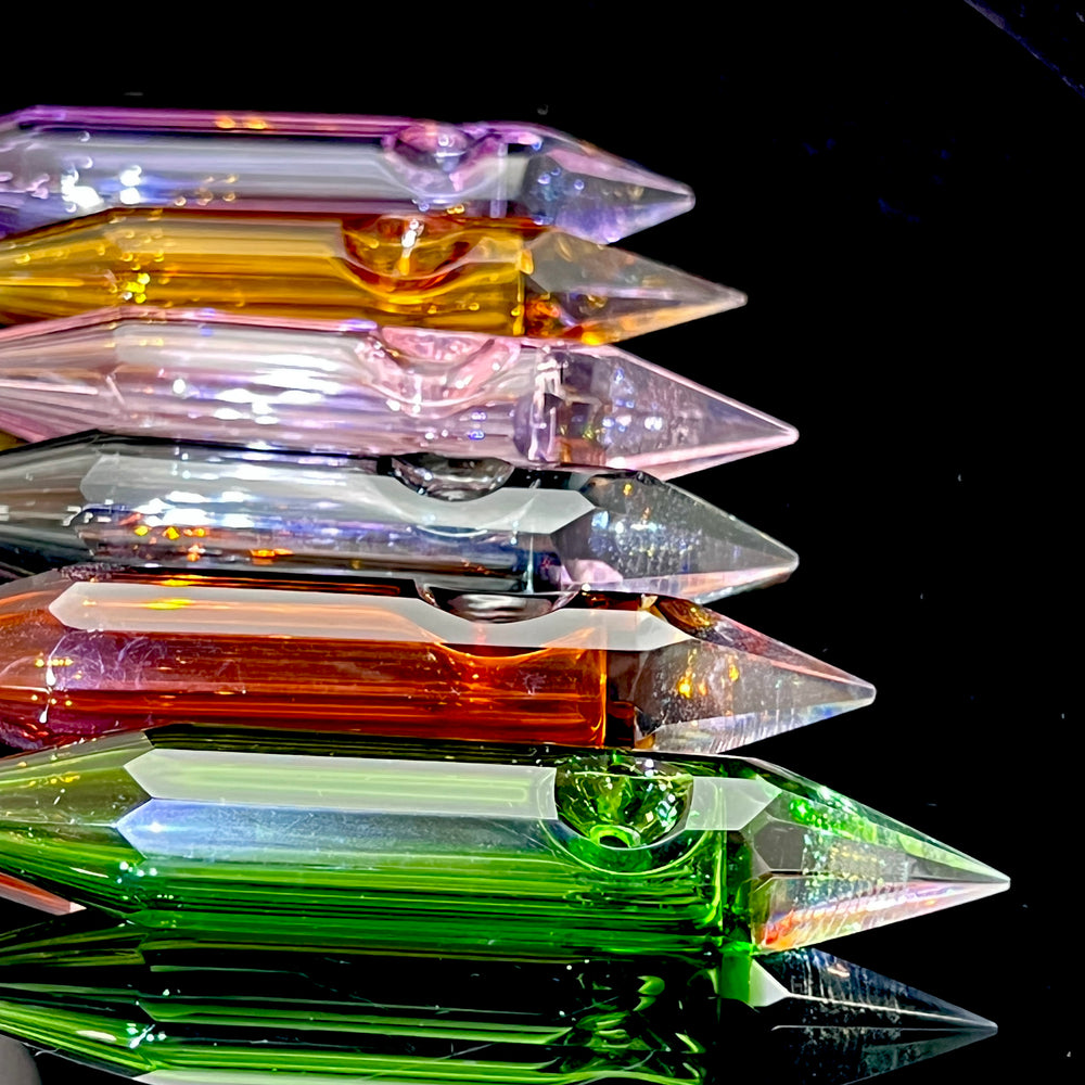 Crystal Glass Pipe Combo Glass Pipe Hillside Glass   