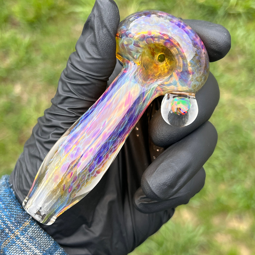 Purple Ghost Black Planet Opal Pipe 1 Glass Pipe Tako Glass   