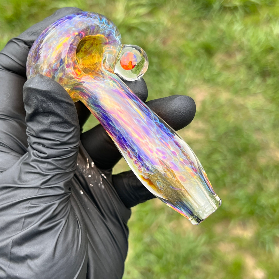 Purple Ghost Black Planet Opal Pipe 1 Glass Pipe Tako Glass   