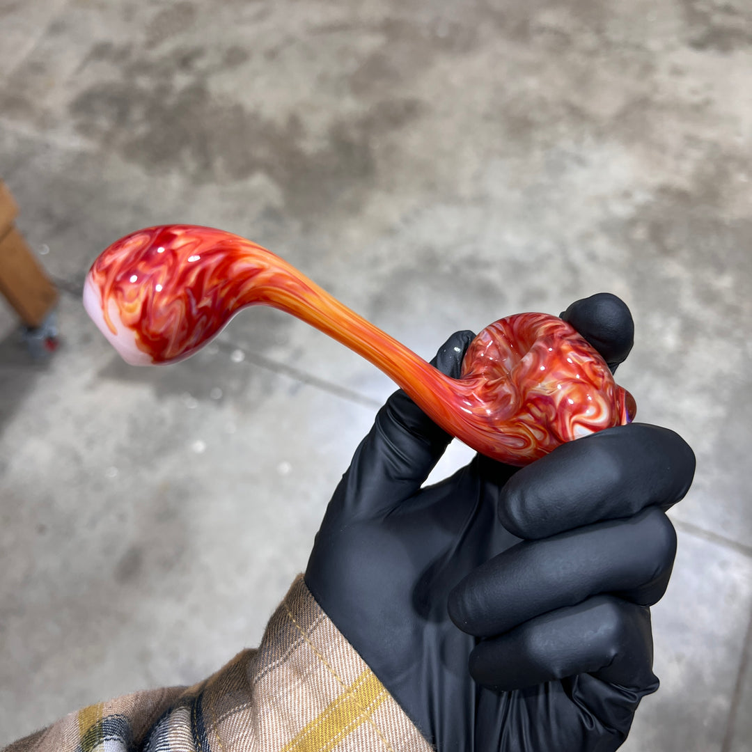 Shad Ryan Marble Sherlock 6 Glass Pipe Shad Ryan   