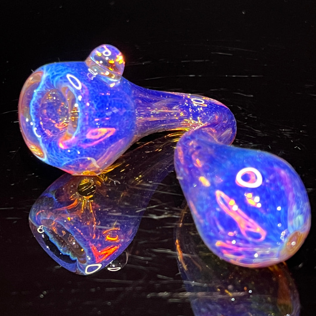 Infrared Purple Explosion Sherlock Pipe Glass Pipe Revlock   