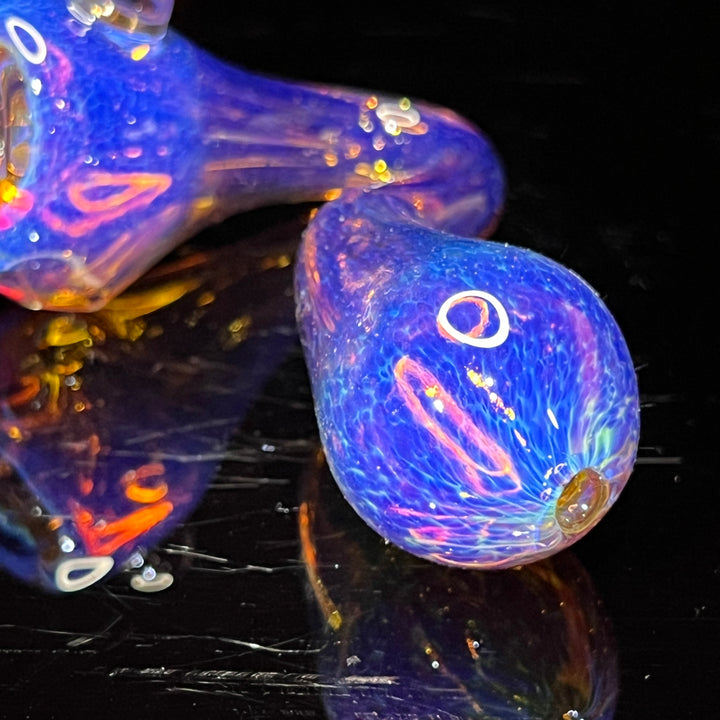 Infrared Purple Explosion Sherlock Pipe Glass Pipe Revlock   