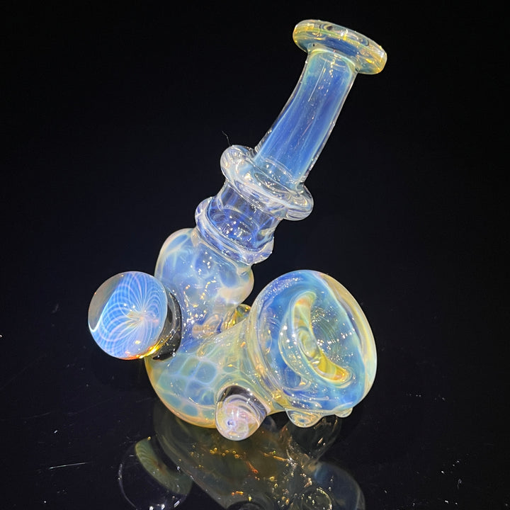 Honeycomb Sherlock Glass Pipe STF Glass   