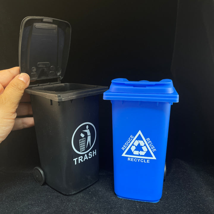 Mini Trash/Recycling Desktop Bin Cleaning Supplies Fresh Glass Co   