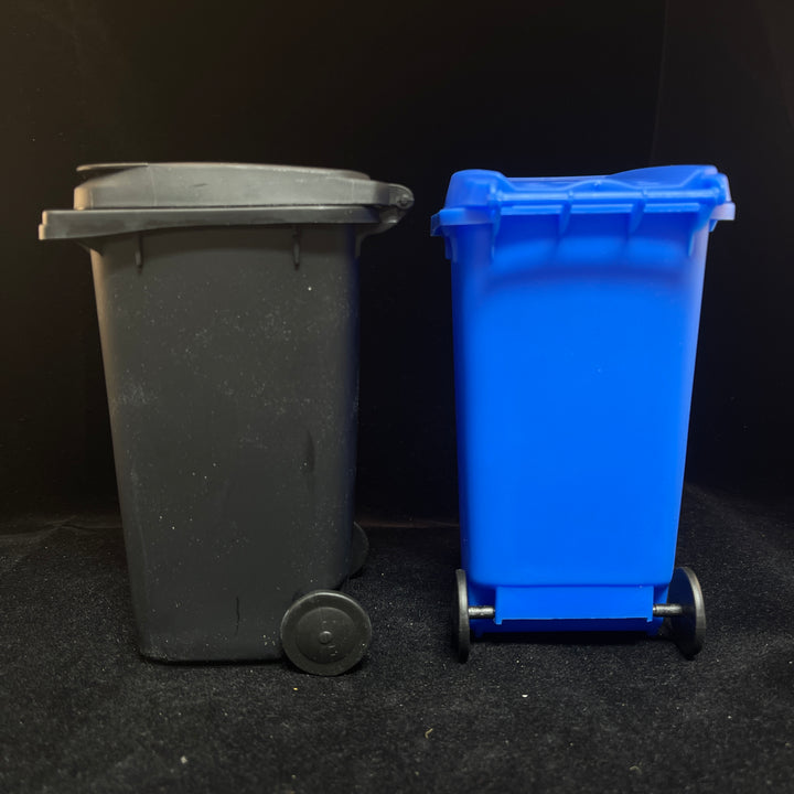 Mini Trash/Recycling Desktop Bin Cleaning Supplies Fresh Glass Co   