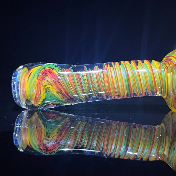 Rasta Twist Alien Brain Honeycomb 2 Glass Pipe Plug a Nug   