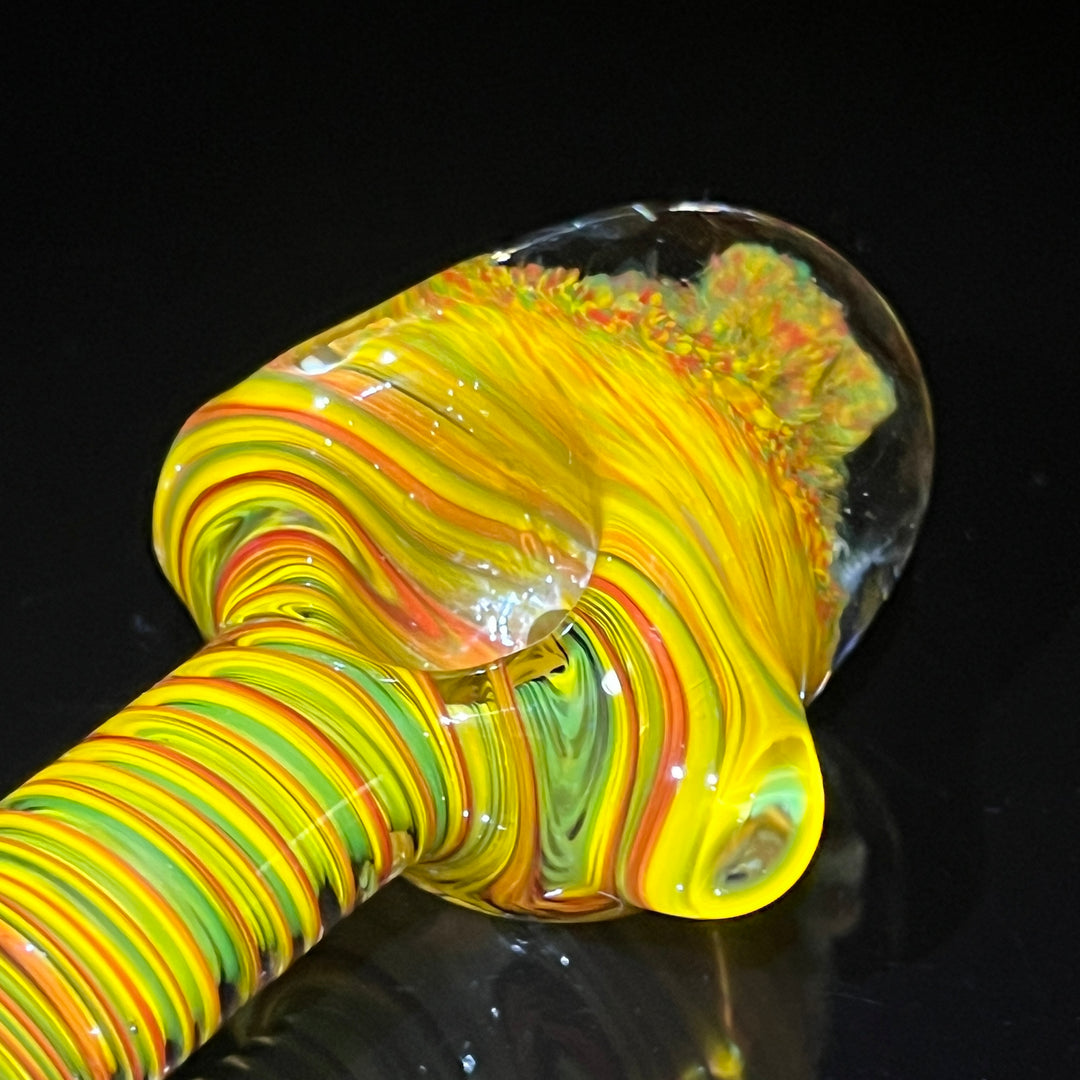 Rasta Twist Alien Brain Honeycomb 2 Glass Pipe Plug a Nug   