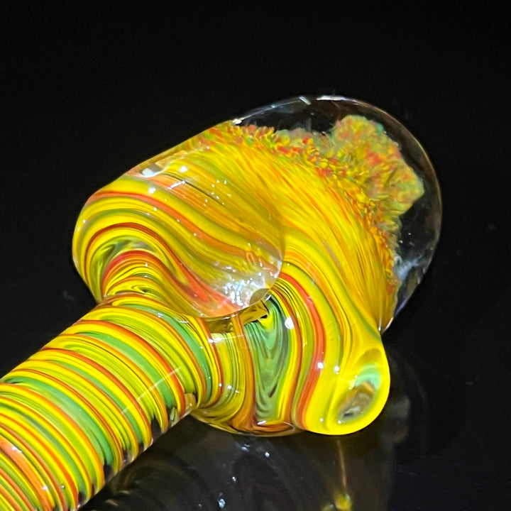 Rasta Twist Alien Brain Honeycomb 2 Glass Pipe Plug a Nug   