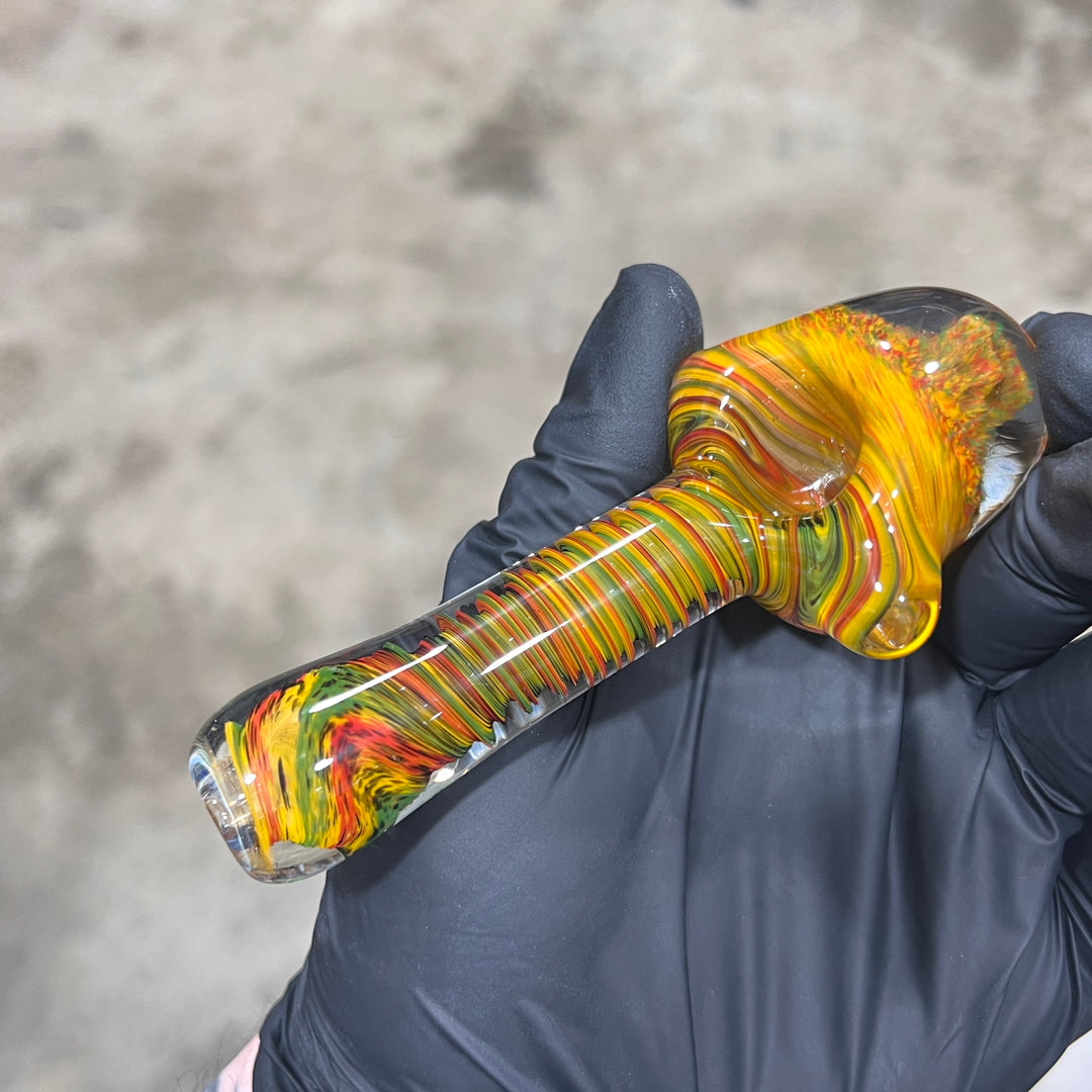 Rasta Twist Alien Brain Honeycomb 2 Glass Pipe Plug a Nug   