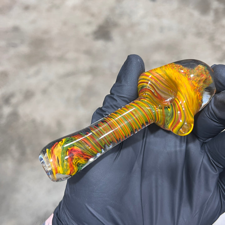 Rasta Twist Alien Brain Honeycomb 2 Glass Pipe Plug a Nug   