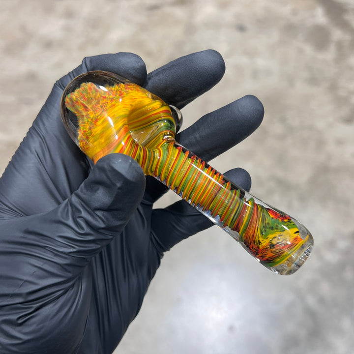 Rasta Twist Alien Brain Honeycomb 2 Glass Pipe Plug a Nug   