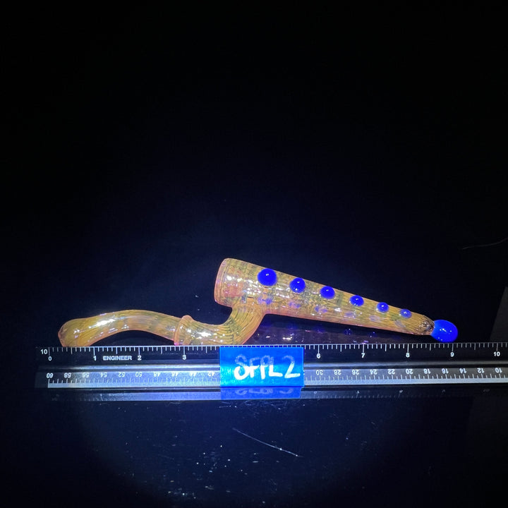 Fumed Point Lock Glass Pipe Sweet Feet   