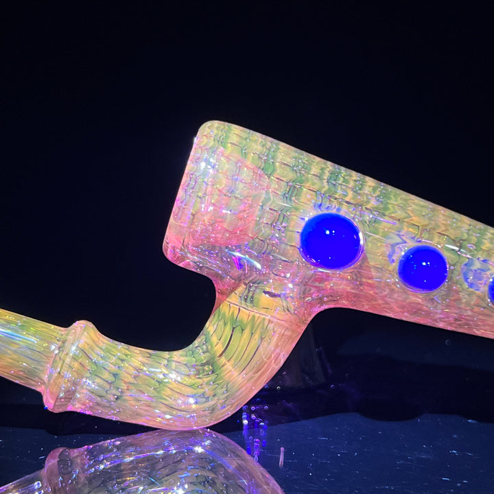 Fumed Point Lock Glass Pipe Sweet Feet   