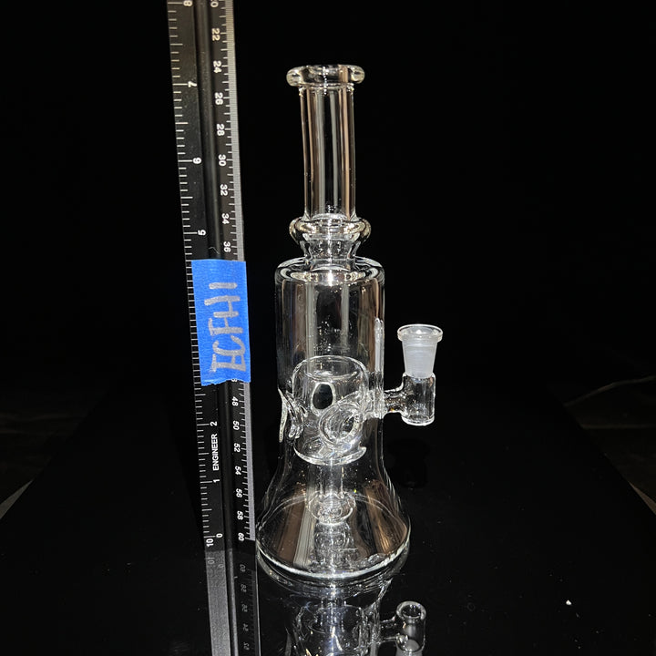 Clear Fab Hanger Water Pipe Evan Chait Glassworks   