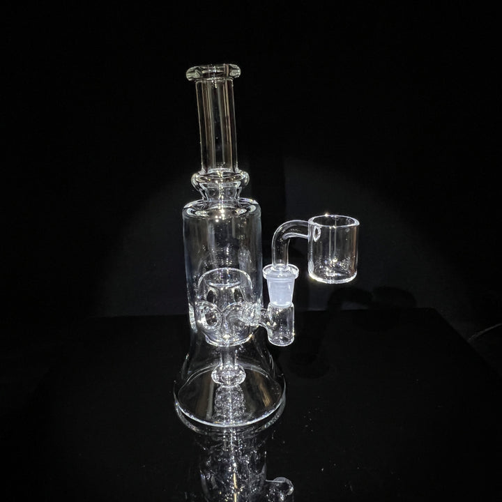 Clear Fab Hanger Water Pipe Evan Chait Glassworks   