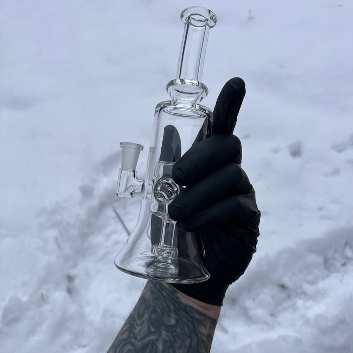 Clear Fab Hanger Water Pipe Evan Chait Glassworks   