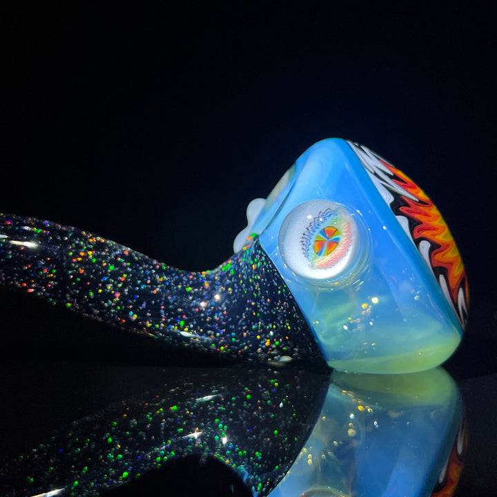 Fluffy Cloud Pipe 1 Glass Pipe Cajun Glass   