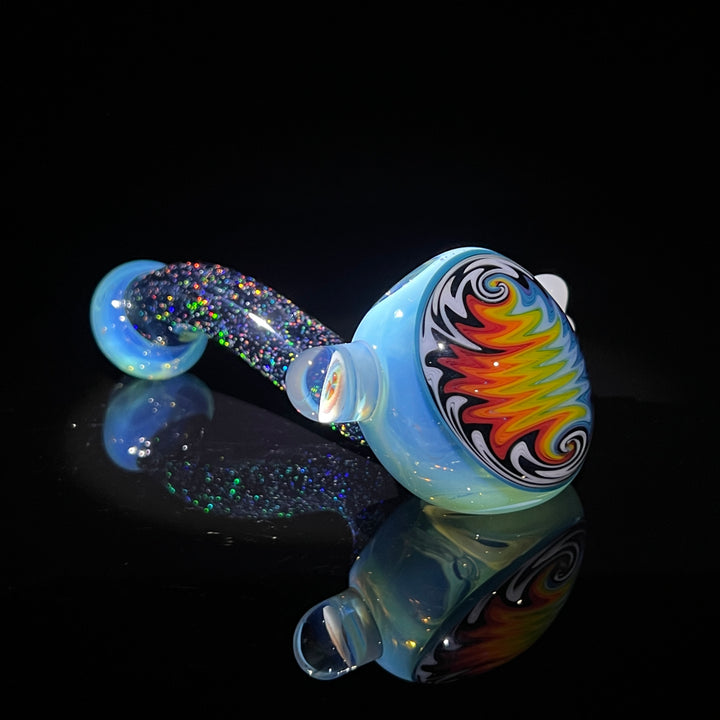 Fluffy Cloud Pipe 1 Glass Pipe Cajun Glass   