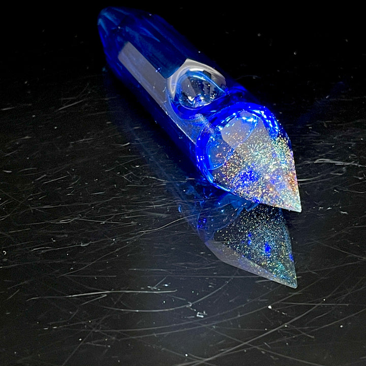 Blue Crystal Glass Pipe Glass Pipe TG   