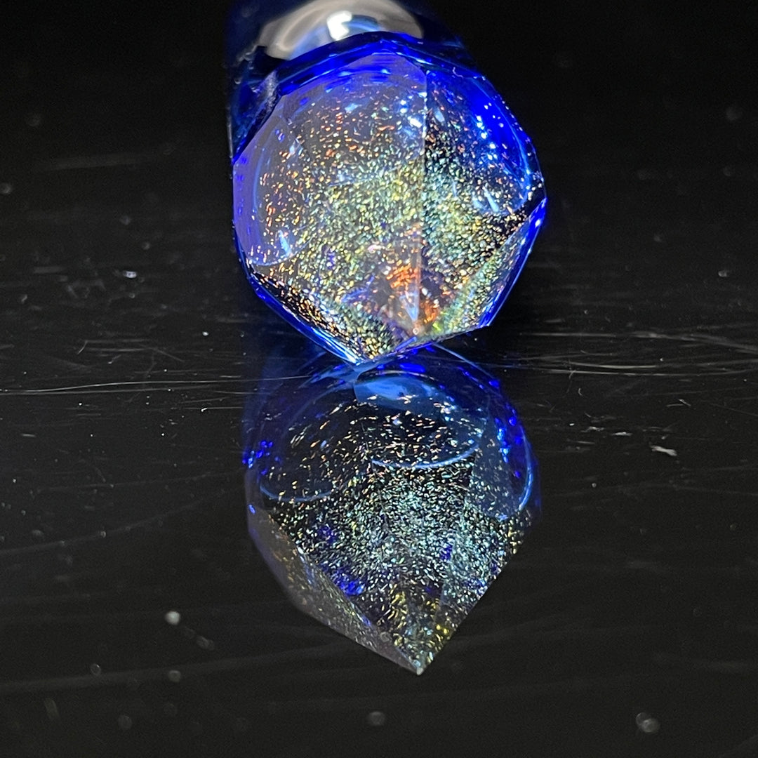 Blue Crystal Glass Pipe Glass Pipe TG   
