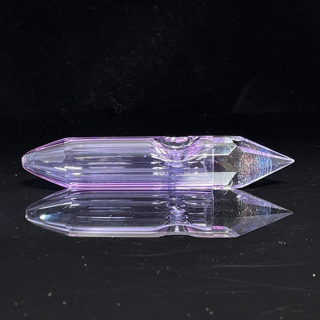 Amethyst Crystal Glass Pipe Glass Pipe TG   