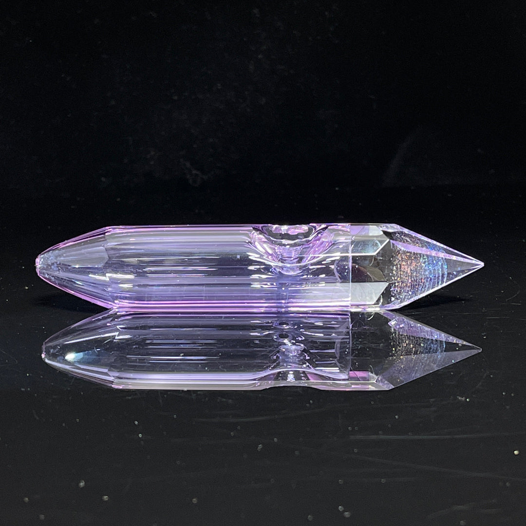 Seconds Amethyst Crystal Glass Pipe Seconds Glass Pipe Hillside Glass   