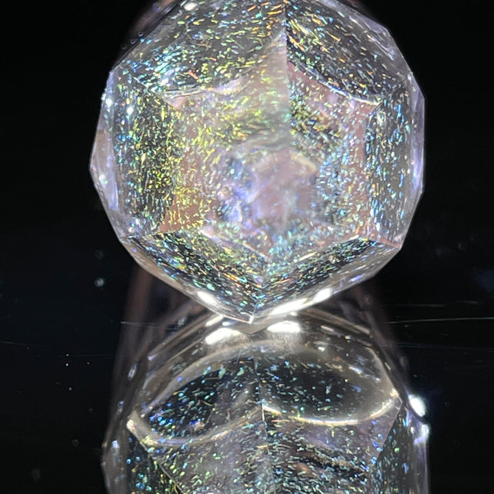 Rose Quartz Crystal Glass Pipe Glass Pipe TG   