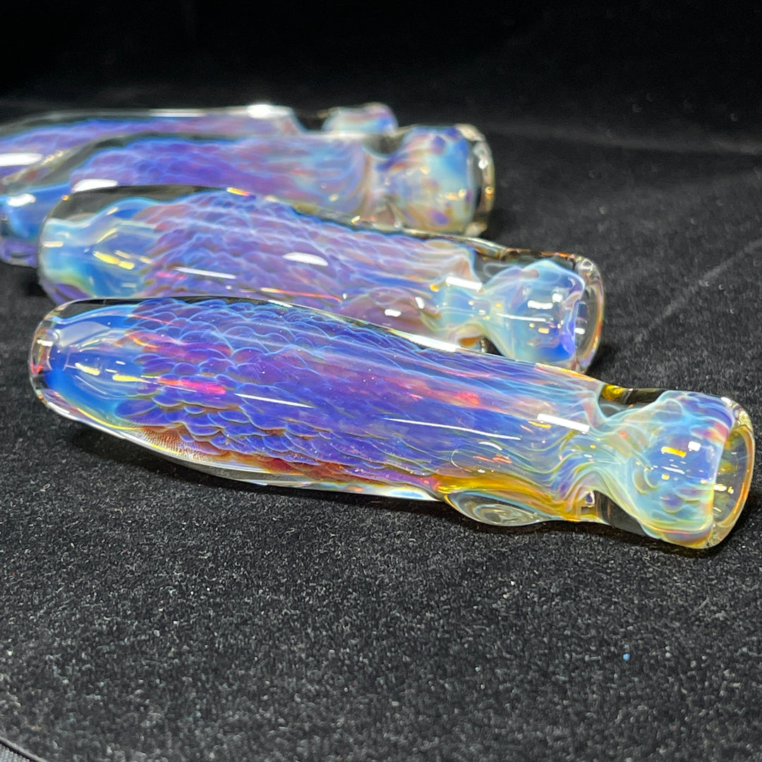 L 5 Glass Tobacco Pipe Chillum One Hitter - Choose Color - Made in USA