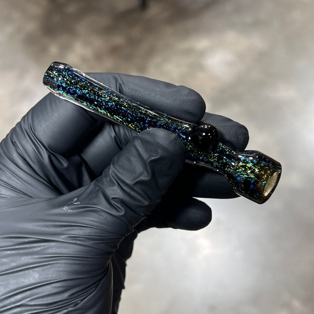 Uber Dichro Chillum Glass Pipe Hilljack Glass   