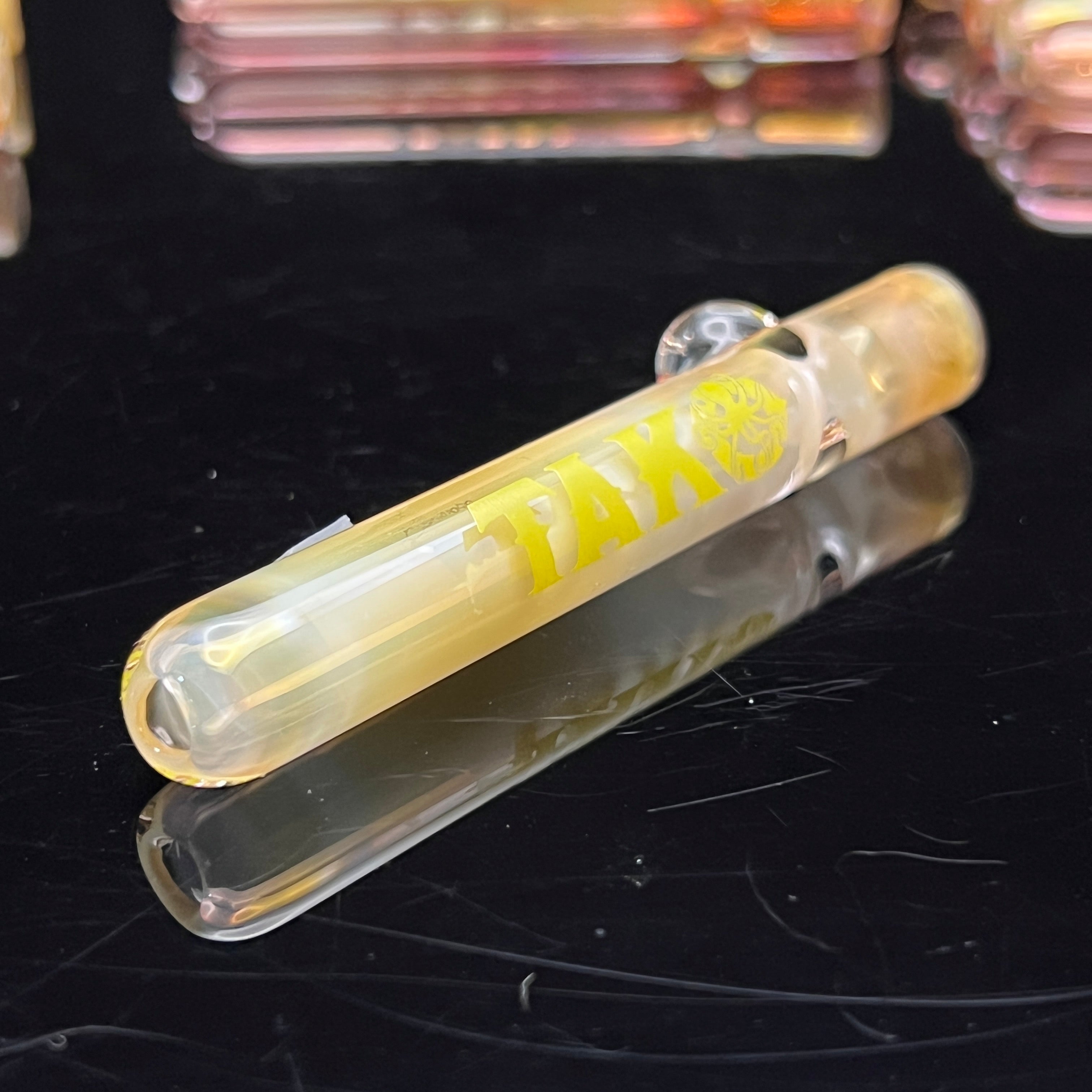 5x color Glass Cigarette Glass Pipe Reusable One Hitter Herb