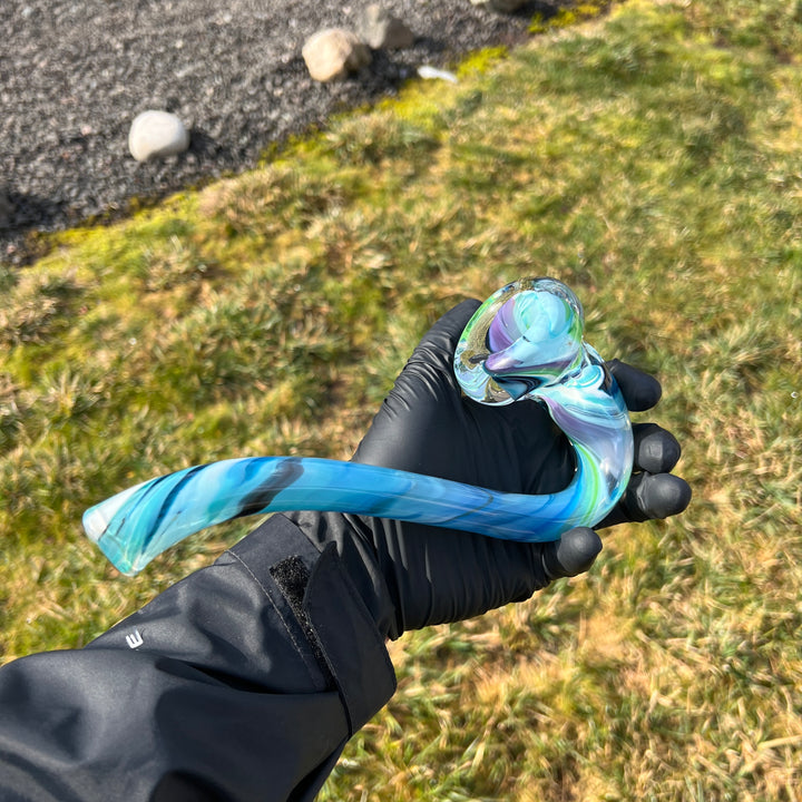 Large Sherlock 1 - Seconds Glass Pipe Violet Glass   
