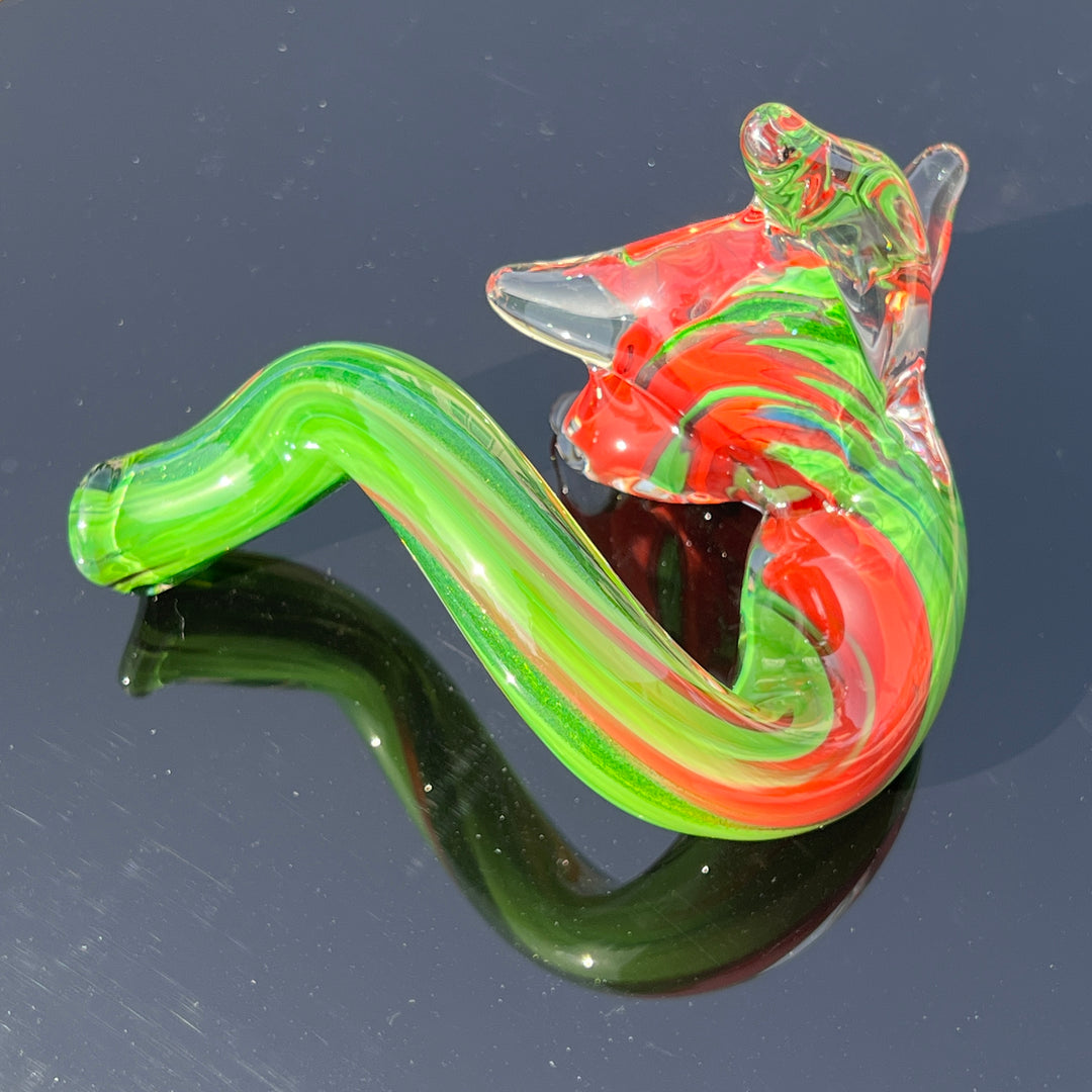 Flower Twist Pipe 1 Glass Pipe Violet Glass   