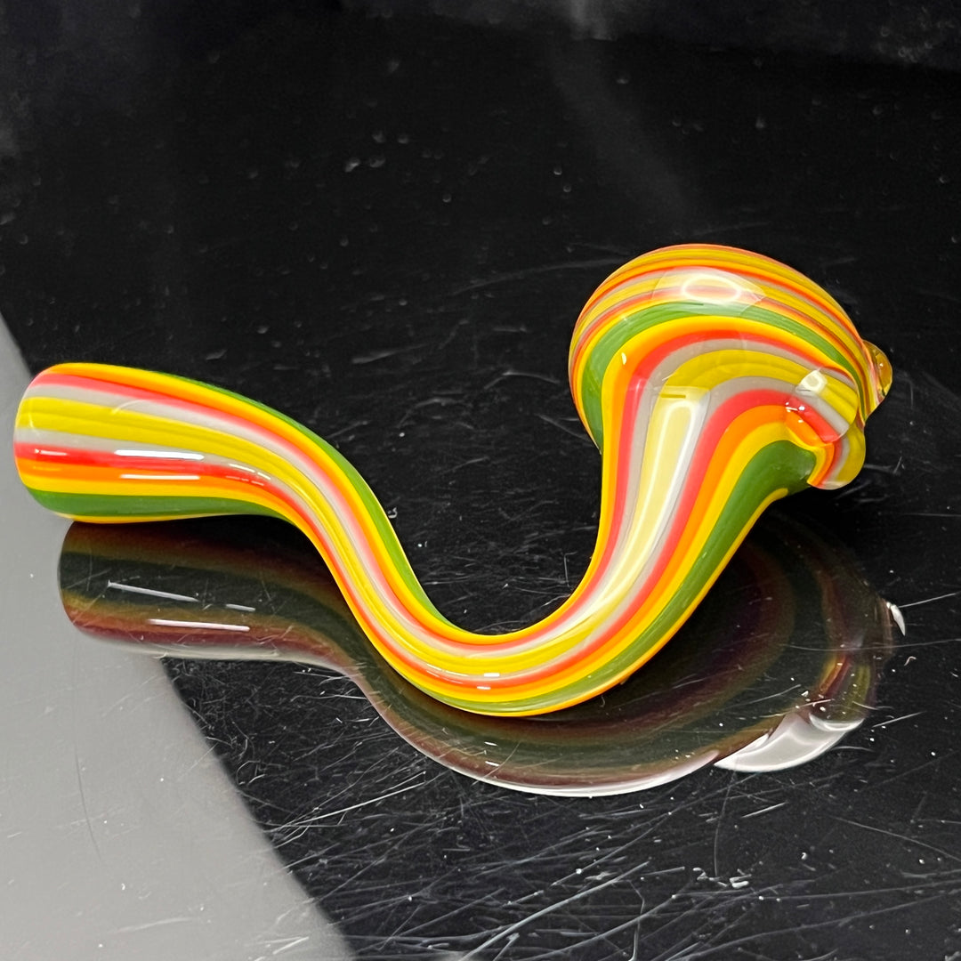 Rasta Line Sherlock Pipe Glass Pipe Mckenzie Color Craft   